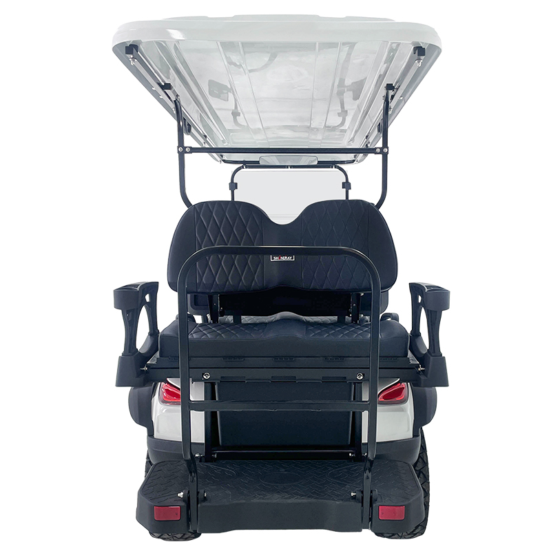 Style A 4+2 seats hunting cart white 