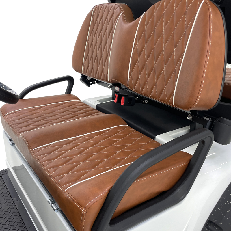 Style B 2+2 seats golf cart white 