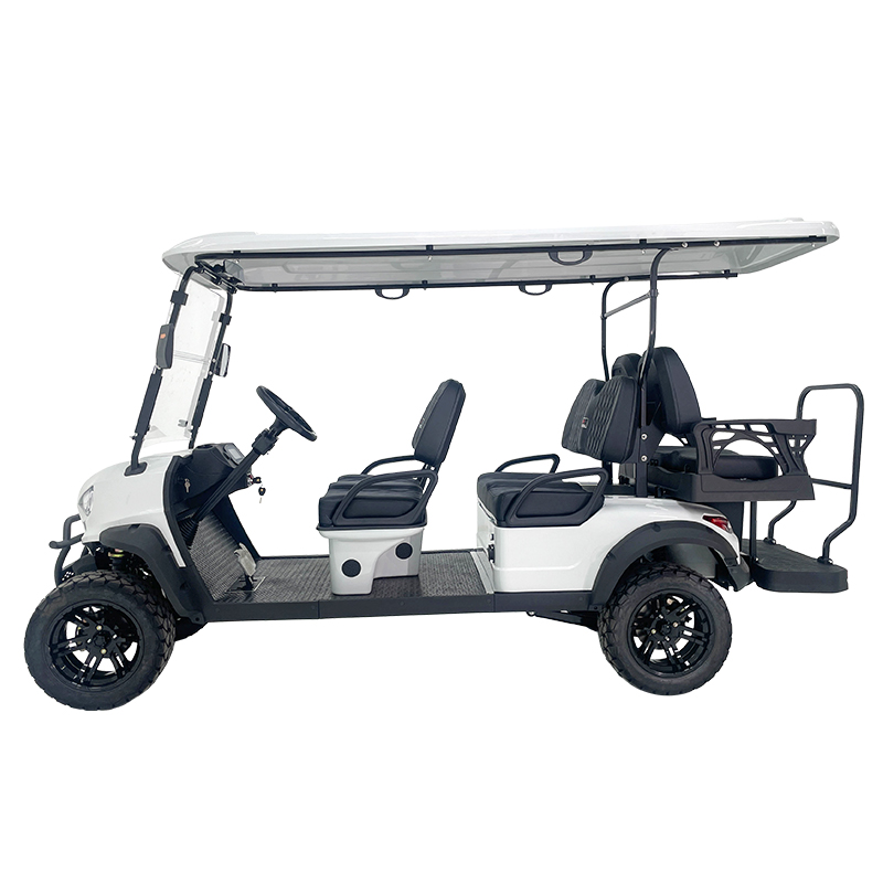 Style A 4+2 seats hunting cart white 