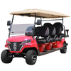 Style B 6+2 seats golf cart red 