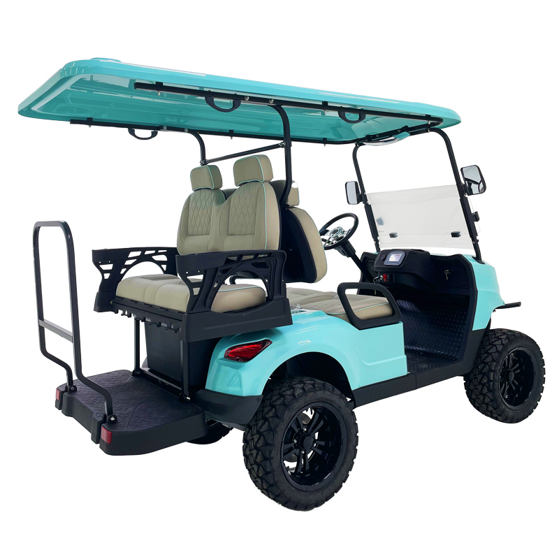 Style A 2+2 seats hunting cart sky blue 