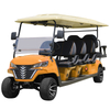 Style B 6+2 seats golf cart yellow 