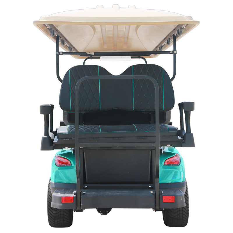 Style B 6+2 seats golf cart cyan 