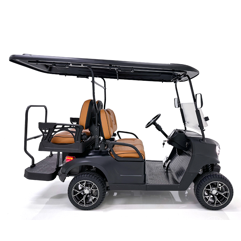 Style A 2+2 seats hunting cart black 