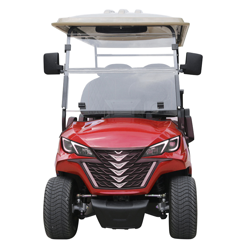 Style B 6 seats golf cart red 