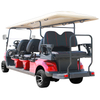 Style B 6+2 seats golf cart red 