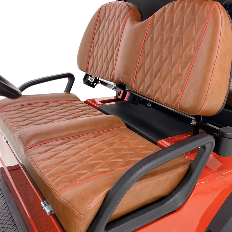 Style B 2+2 seats golf cart red 