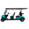 Style B 4 seats golf cart cyan 