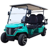 Style B 4+2 seats golf cart cyan 