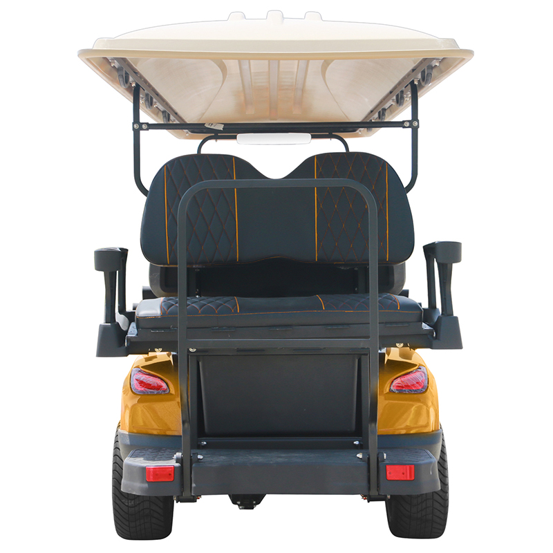 Style B 6+2 seats golf cart yellow 