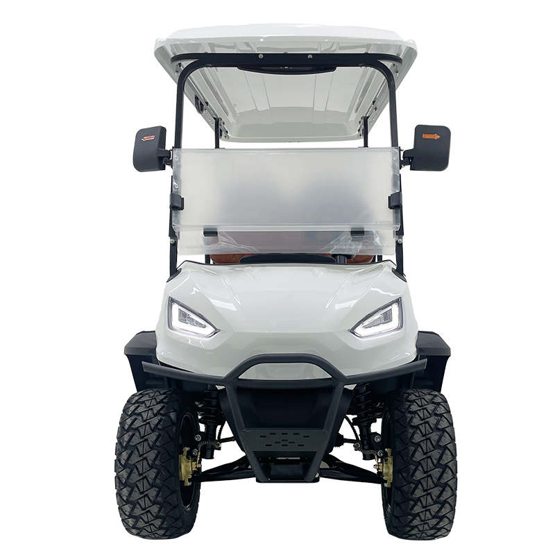 Style A 2+2 seats hunting cart white 