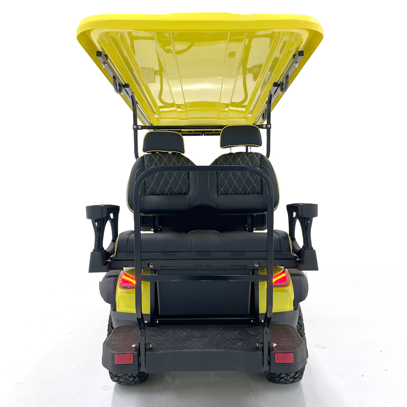 Style A 2+2 seats hunting cart yellow 