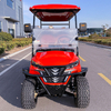 Style B 2+2 seats golf cart red 