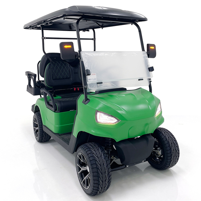 Style A 2+2 seats hunting cart green 