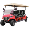 Style B 6 seats golf cart red 