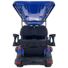 Style B 4+2 seats golf cart blue 