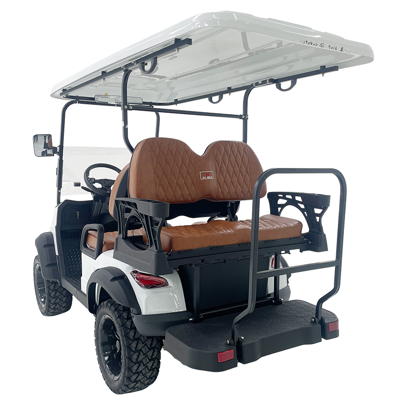 Style A 2+2 seats hunting cart white 