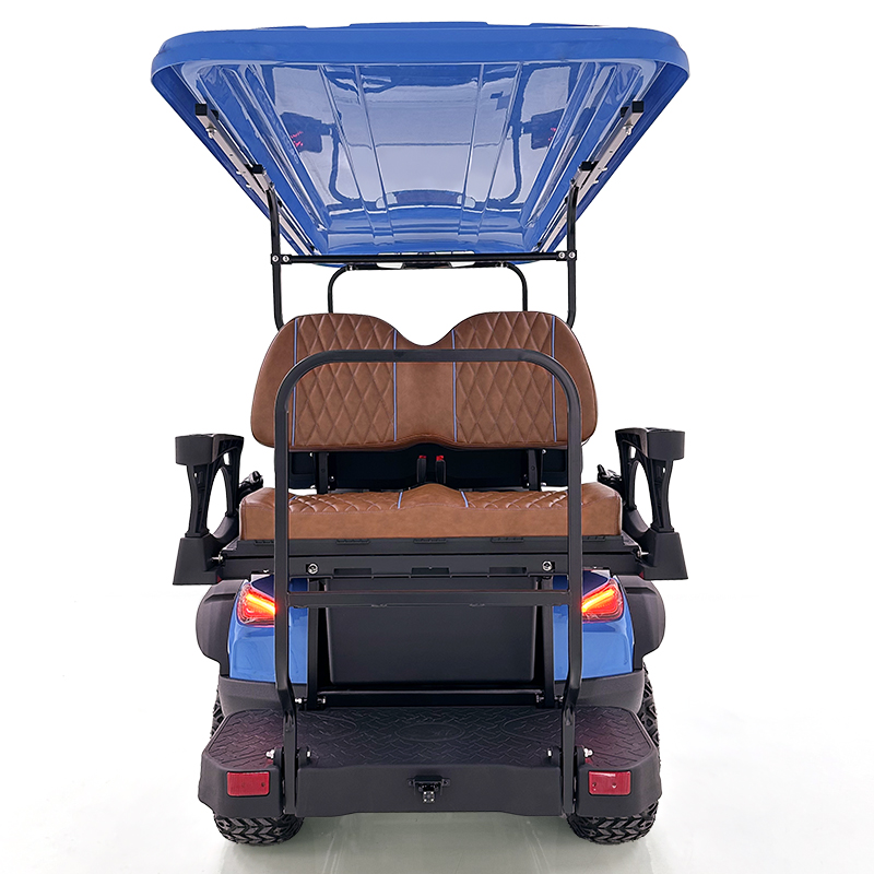 Style B 2+2 seats golf cart blue 