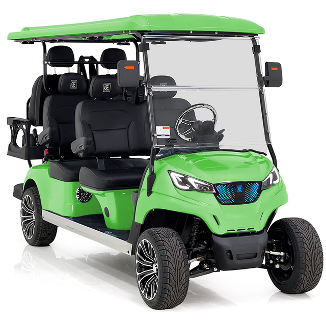 Aerfa 4+2 seats golf cart grass green