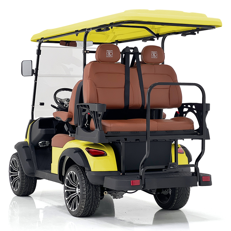 Style H 2+2 seats hunting cart yellow