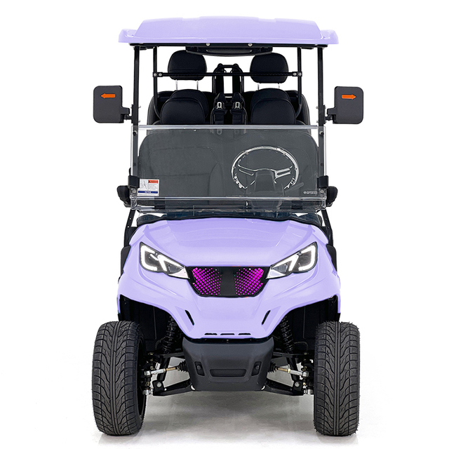 Aerfa 4+2 seats golf cart taro purple