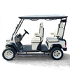 The Flash 4 seats golf cart white A