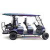 The Flash 4+2 Seats Golf Cart Navy Blue
