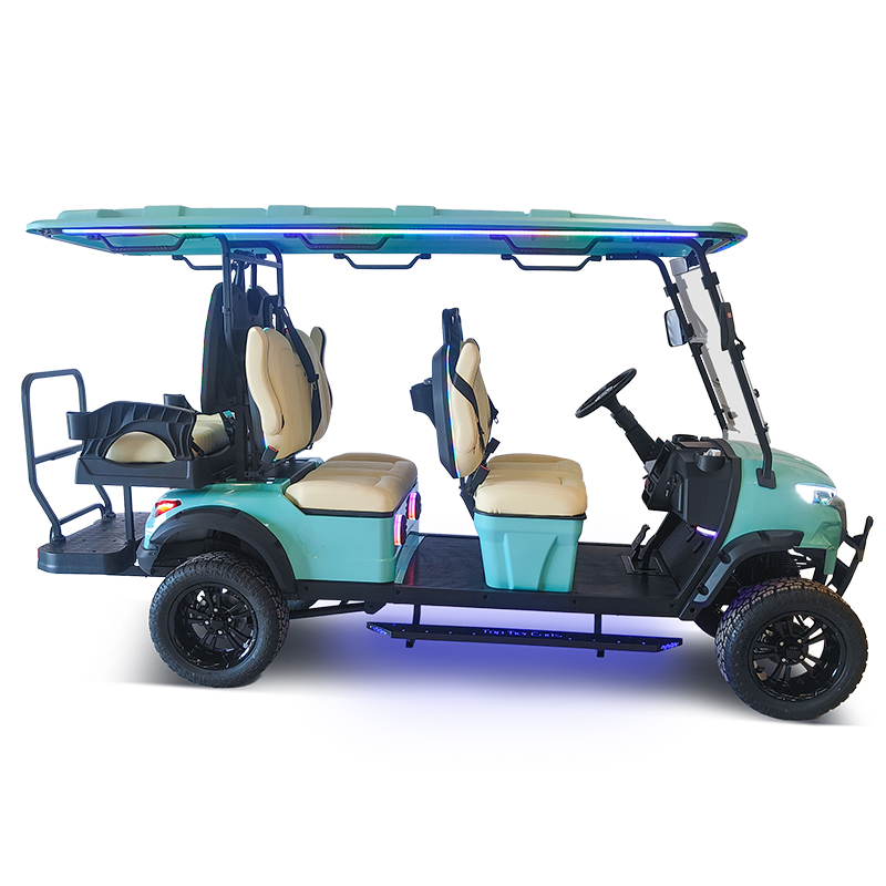 Style BOX 4+2 seats hunting cart blue