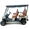 The Flash 4 seats golf cart white