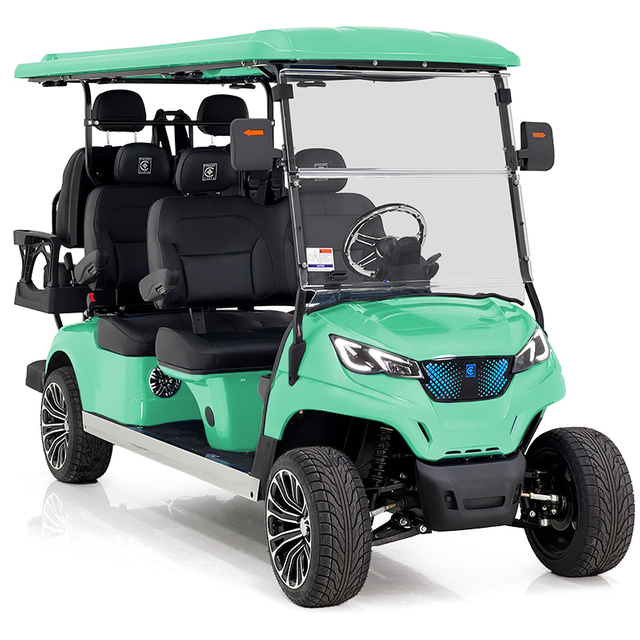 Aerfa 4+2 seats golf cart mint green