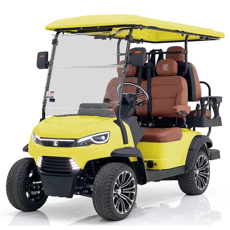 Style H 2+2 seats hunting cart yellow