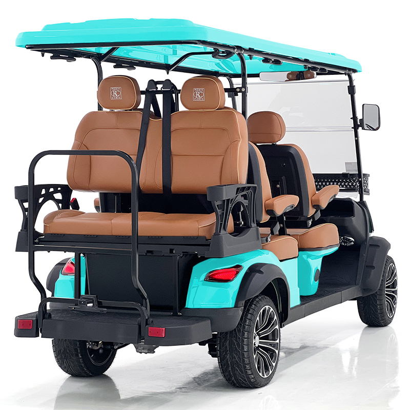 Style H 4+2 seats hunting cart Mint blue