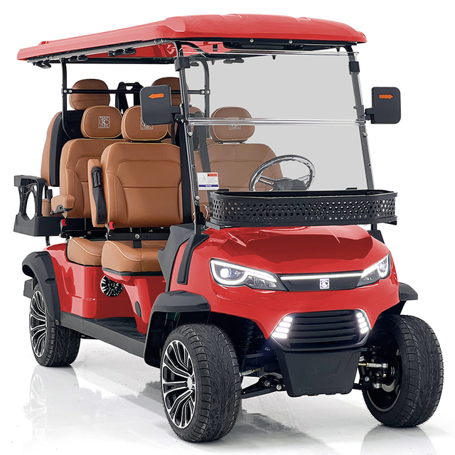 Style H 4+2 seats hunting cart red