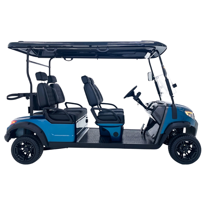 Style C 4 seats golf cart blue