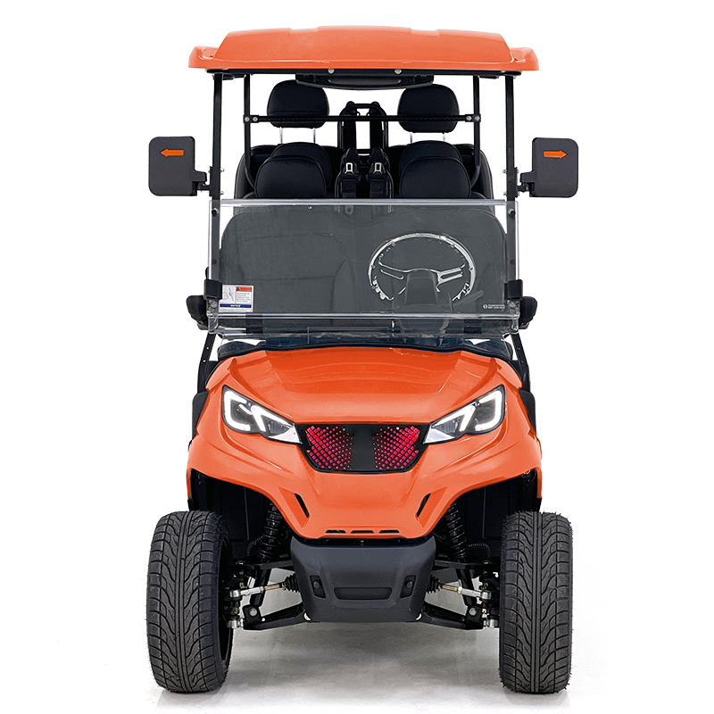 Aerfa 4+2 Seats Lithium Golf Cart Orange