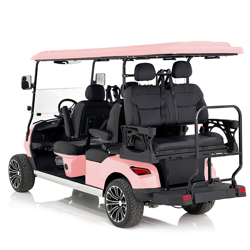 Aerfa Pink 4+2 Golf Cart for Courses