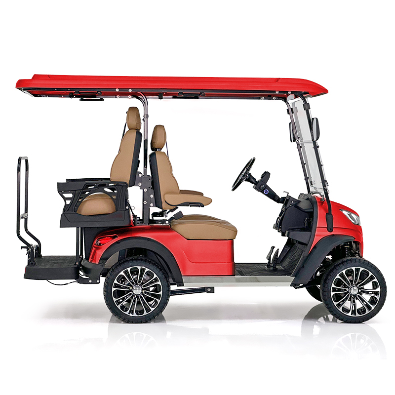 Style Aerfa 2+2 Seats Golf Cart Red