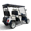The Flash 4 seats golf cart white A
