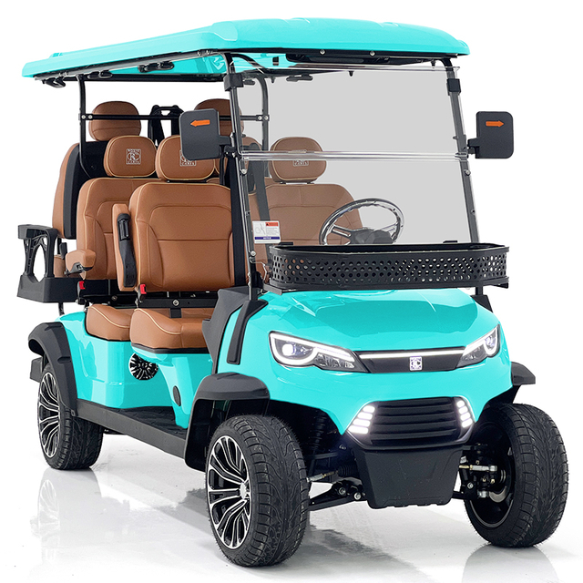 Style H 4+2 seats hunting cart Mint blue