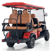 Style H 4+2 seats hunting cart red