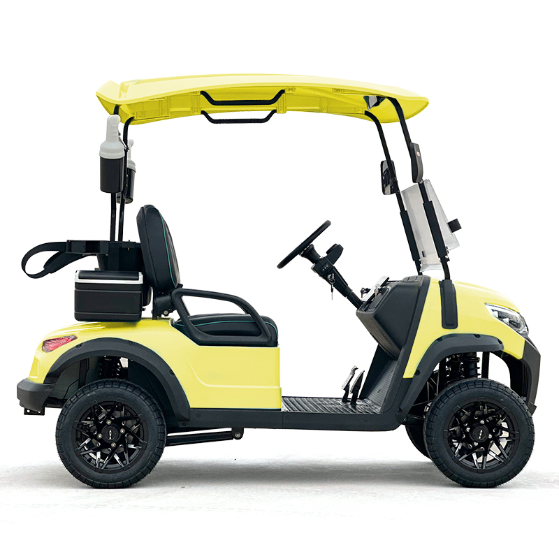 Style C 2 seats golf cart yellow