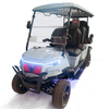Style BOX 4+2 seats golf cart grey-blue