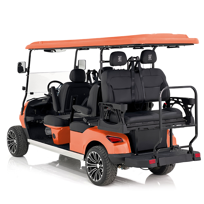 Aerfa 4+2 seats golf cart orange