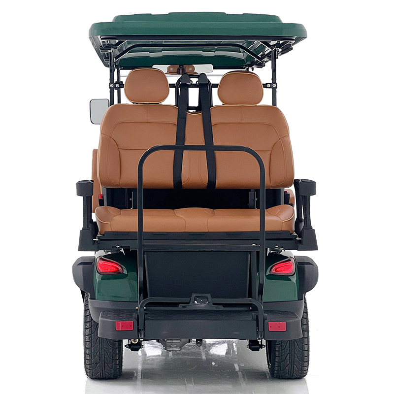 Style H 2+2 Seats Golf Cart Green
