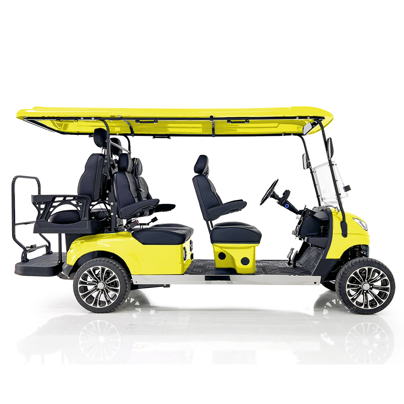Aerfa 4+2 seats golf cart yellow