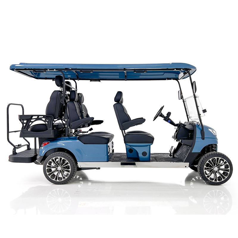 Aerfa 4+2 Seats Electric Golf Cart Blue