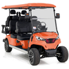 Aerfa 4+2 Seats Lithium Golf Cart Orange