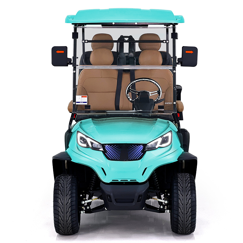 Style Aerfa 2+2 Seats Golf Cart Peppermint Blue