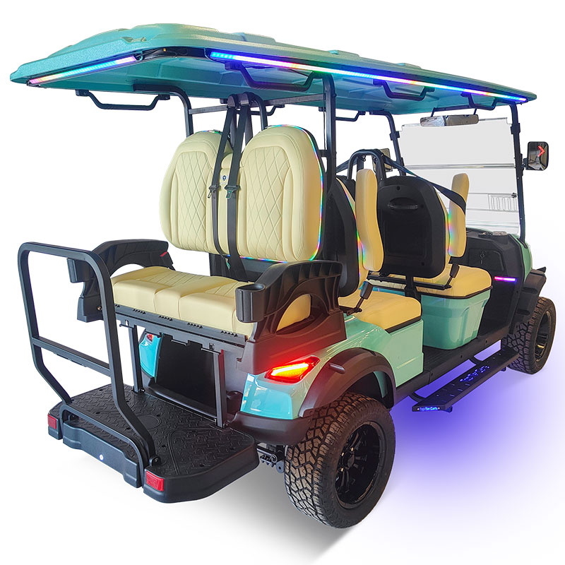 Style BOX 4+2 seats hunting cart blue
