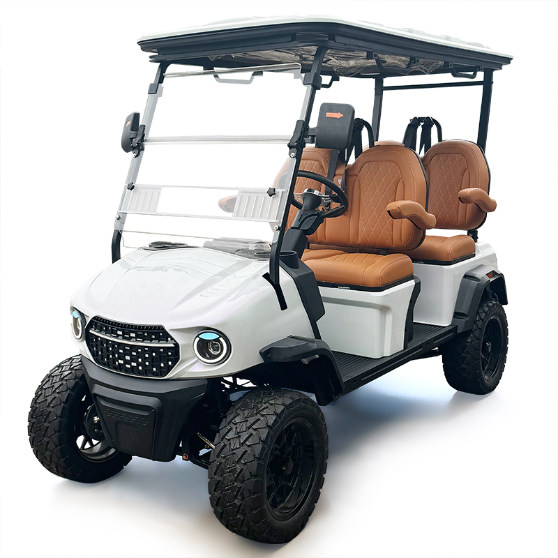 MOON 4 seats golf cart white